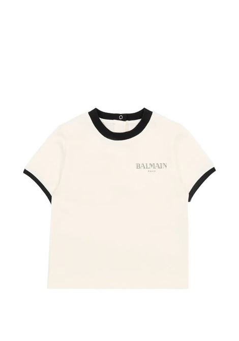 T-shirt con logo BALMAIN KIDS | BY8601 Z3672102NE